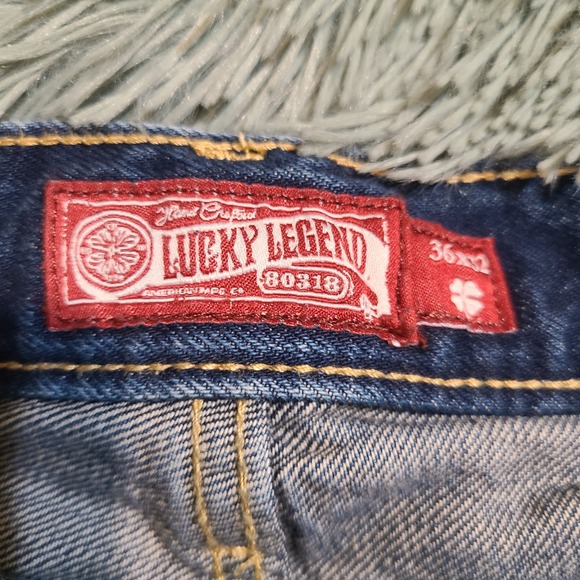 Lucky Brand Legend Jeans Dark Wash Denim‎ 26x32 223 Straight Leg - Picture 4 of 6
